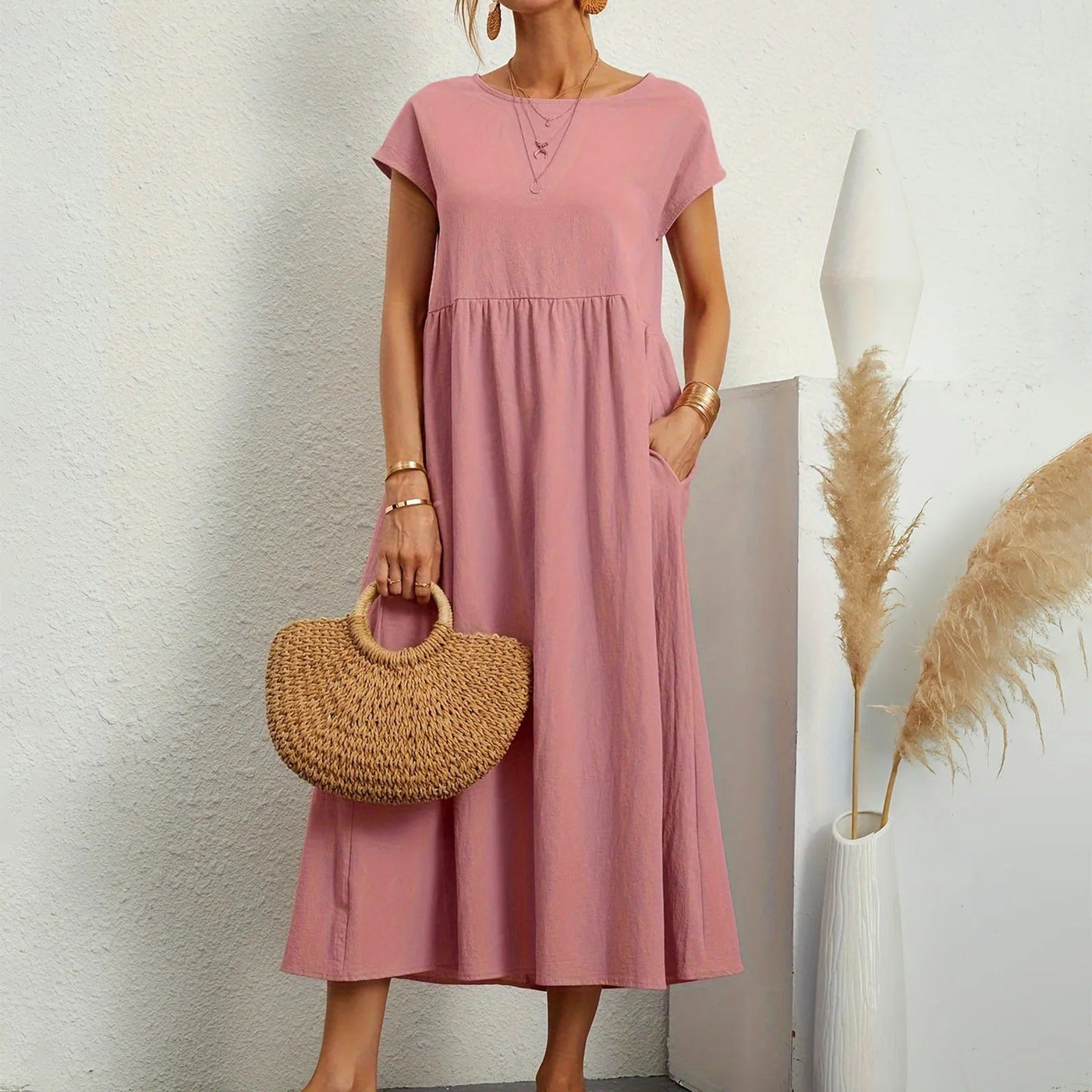 Catherine - Robe D'été Élégante