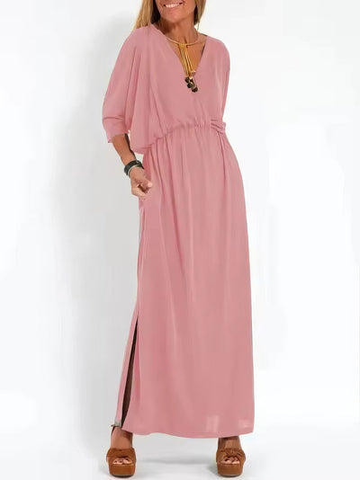 Sienna - Robe Longue Vintage Élégante