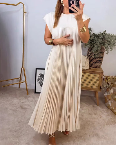 Ona - Robe Plissée Élégante